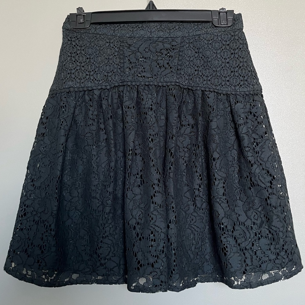 Flirty lace skirt